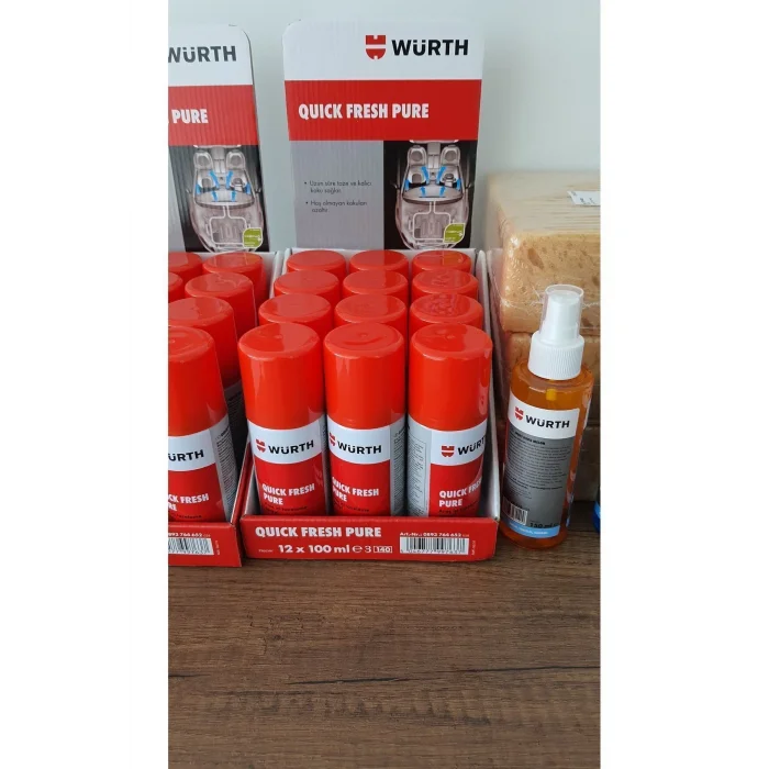 Genel Ürün Quick Fresh Pure 100 ml Klima Koku Bombası Araç Içi Tazeleme Spreyi Kötü Koku Giderici (1 ADET)