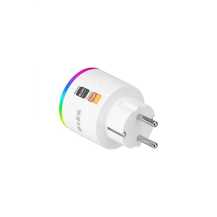 Genel Ürün SL-03 16A Akım Korumalı Akıllı Priz RGB Işıklı 2.4 G WIFI&BT TUYA Destekli