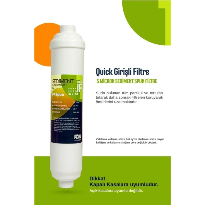 Genel Ürün Jf Marka Filtre Kapalı Kasa 3lü Filtre Seti Jf Filtre - Jfi3