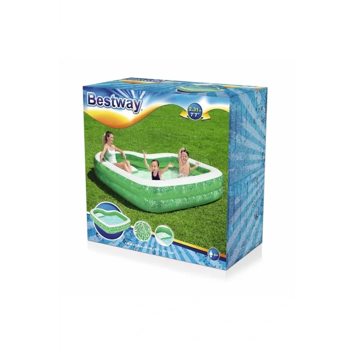 Genel Ürün Şişme Aile Havuzu Tropikal 231x231x51cm 54336