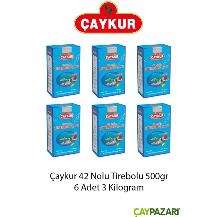 Genel Ürün 42 NOLU TİREBOLU 500 GR. 6 ADET (3 KİLOGRAM)