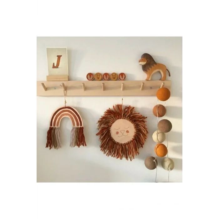 Genel Ürün Ahşap Modern Duvar Askılık