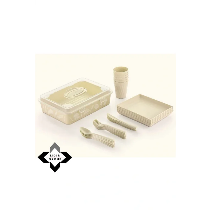 Genel Ürün 6 Kişilik 32 Parça Çantalı Piknik Seti