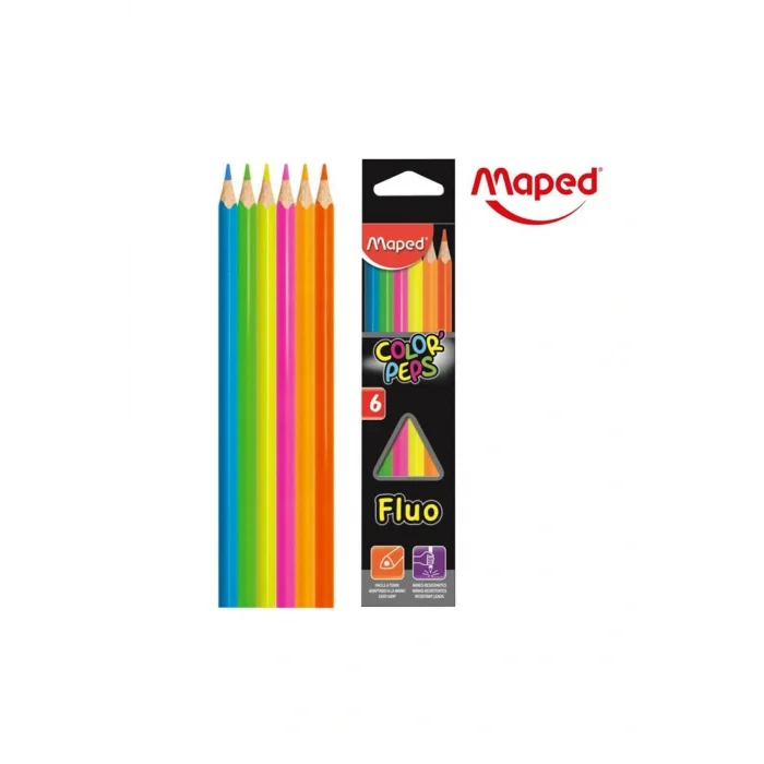 Genel Ürün Color Pep S Fluo Kuru Boya 6 Lı