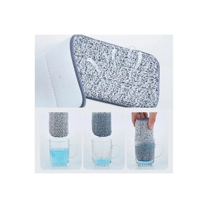 Genel Ürün Pratik ve hijyenik 4 Bezli Sprey Mop Temizlik Seti, Deterjan Hazneli