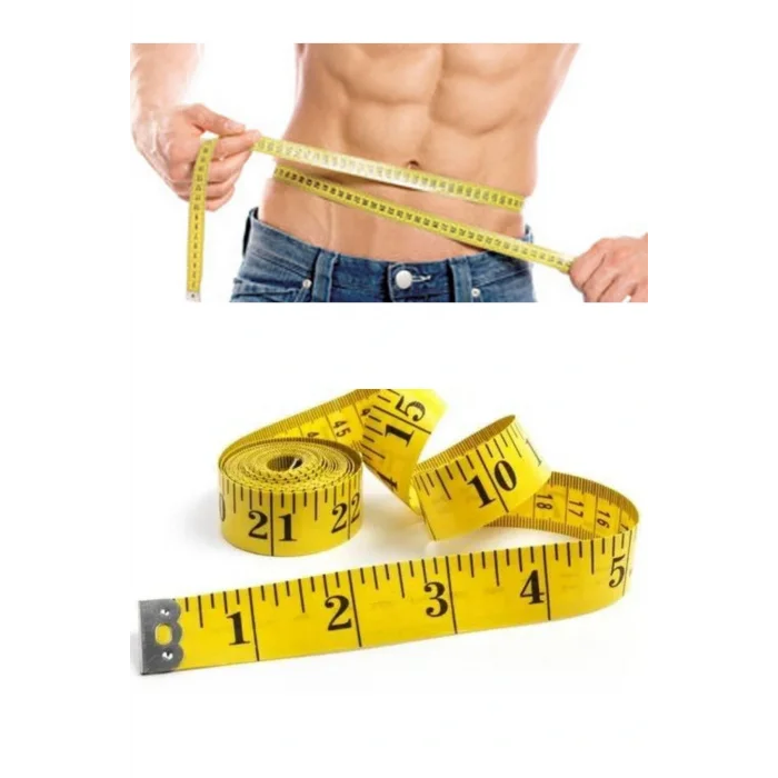 Genel Ürün Mezura Vücut Ölçüm Beden Ölçmek İçin Mezura Klasik Terzi Mezurası 150 cm Mezura Tekstil Renkli