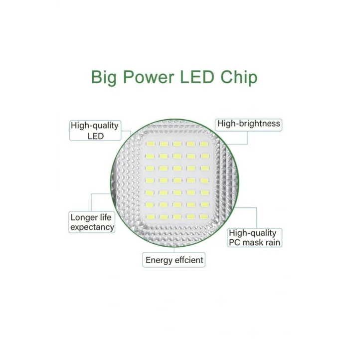 Lamba 200w Güneş Enerjili Solar Sokak Aydınlatma Lambası Ct-4640