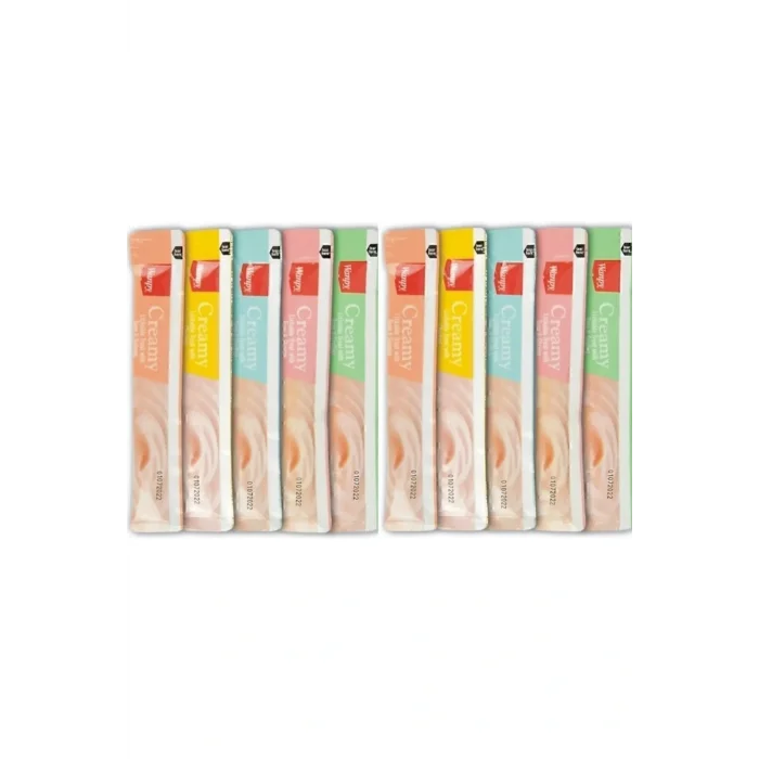 Genel Ürün Creamy Cat Treat Karışık Krema Sıvı Kedi Ödül Maması 14 gr X 10 Adet