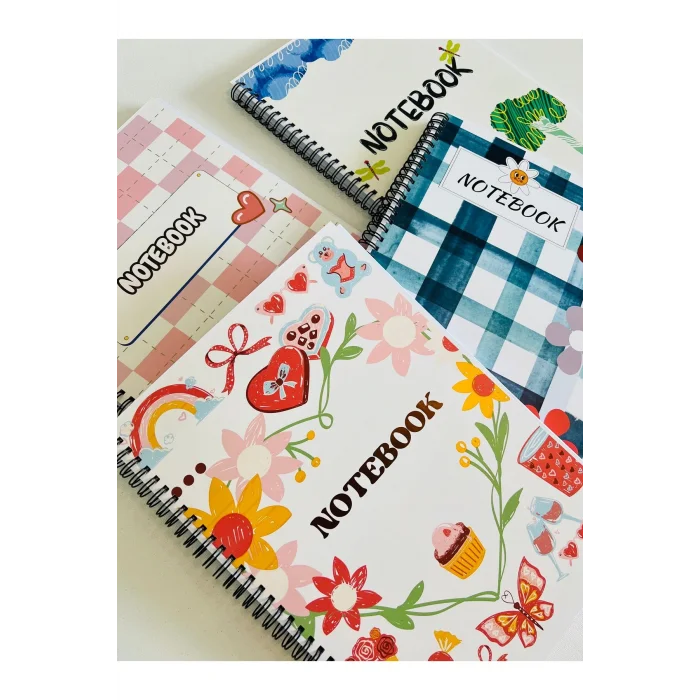 Genel Ürün A4 Okul Defteri 4lü Set 80 Yaprak Kareli