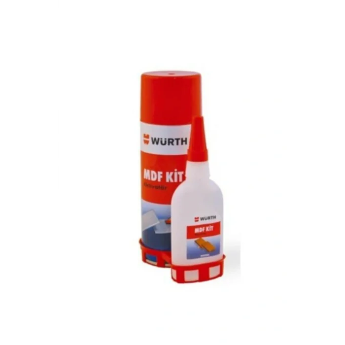 Genel Ürün WÜRTH MDF KİT AKTİVATÖR 500ML MDF KİT YAPIŞTIRICI 100G HIZLI YAPIŞTIRICI