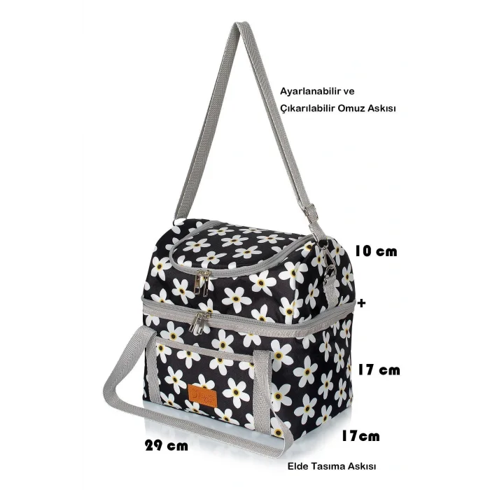 Termos 15 L Yemek Taşıma Çantası Sıcak Ve Soğuk Termal Termos Mama Taşıma Çantası Kamp Piknik Çantası