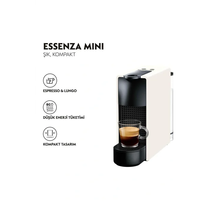 Genel Ürün C30 Essenza Mini Espresso Kahve Makinesi, Beyaz
