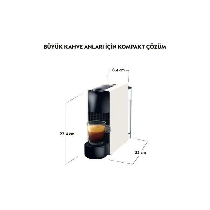 Genel Ürün C30 Essenza Mini Espresso Kahve Makinesi, Beyaz