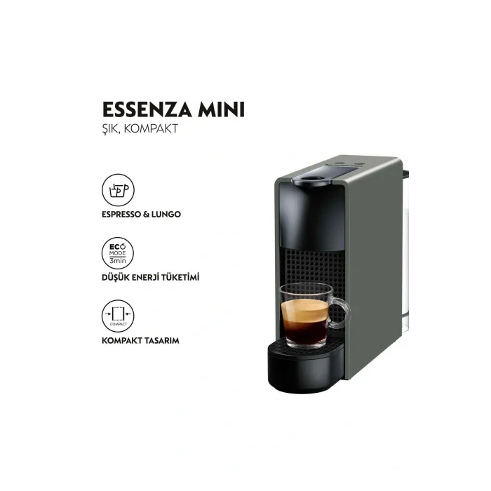 Genel Ürün C30 Essenza Mini Espresso Kahve Makinesi, Gri
