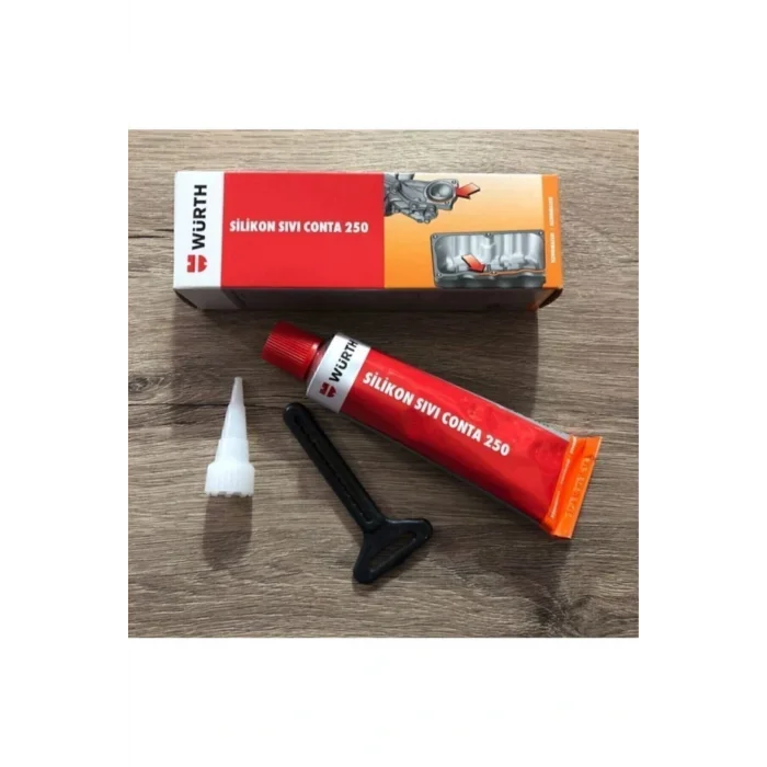 Genel Ürün Silikon Sıvı Conta Siyah 250°c Isıya Dayanıklı 70ml