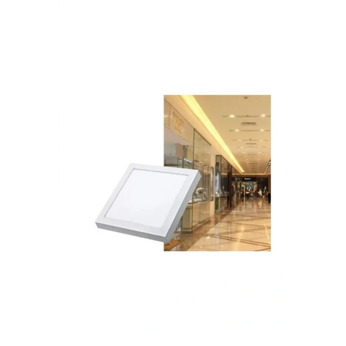 Genel Ürün 18w Sıva Üstü Kare Led Panel Armatür Ct-5234 - Beyaz Işık