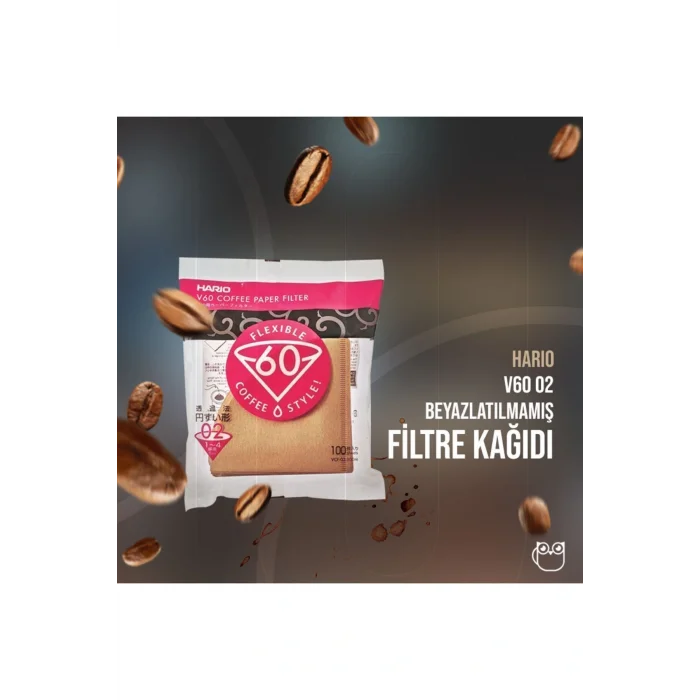 Genel Ürün V60 02 Filtre Kahve Kağıdı 100 Adet Kahverengi