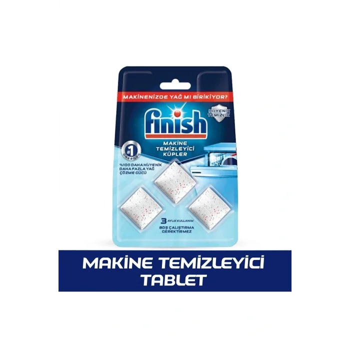 Genel Ürün Bulaşık Makinesi Temizleyici 6 Yıkama Kapsül Tablet  3 Adet (3 x 2li)