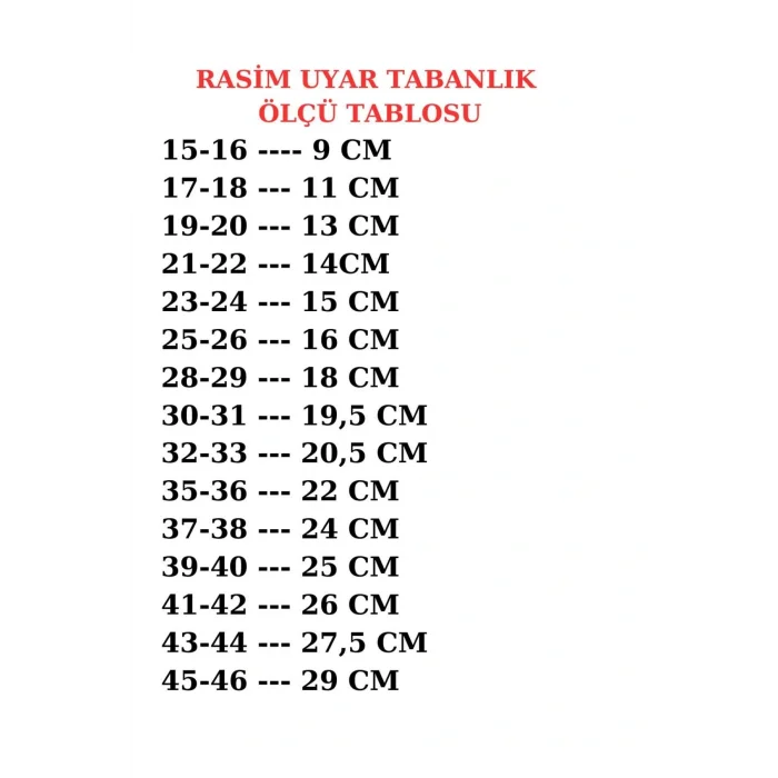 Genel Ürün Taban Desteği SİYAH KEÇELİ İKİ KATMANLI Patik Tabanı Bebek-çocuk Boy 10 Çift Fırsat Ürünü Keçe