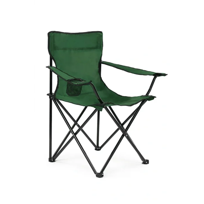 Genel Ürün Katlanabilir Kamp Sandalyesi Piknik Sandalyesi Plaj Sandalyesi Yeşil Taşıma Çantalı