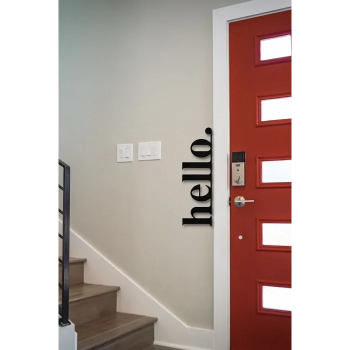 Genel Ürün Hello Ahşap Duvar Yazısı