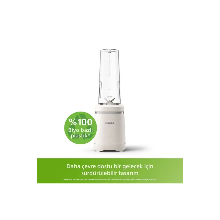 Genel Ürün Çevre Dostu Mutfak Serisi Smoothie Blender, 0.6L Kapasite, 350W, Krem, HR2500/00