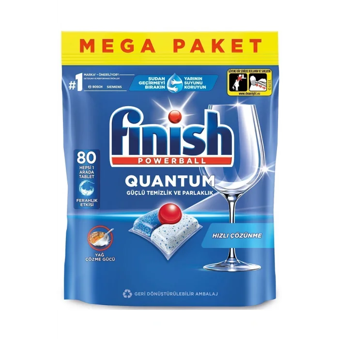 Genel Ürün Quantum 80 Tablet Bulaşık Makinesi Deterjanı