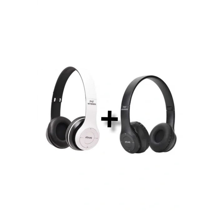 Genel Ürün P47 Extra Bass Wireless Bluetooth Kafa Üstü Kulaklık 5.1 Edr