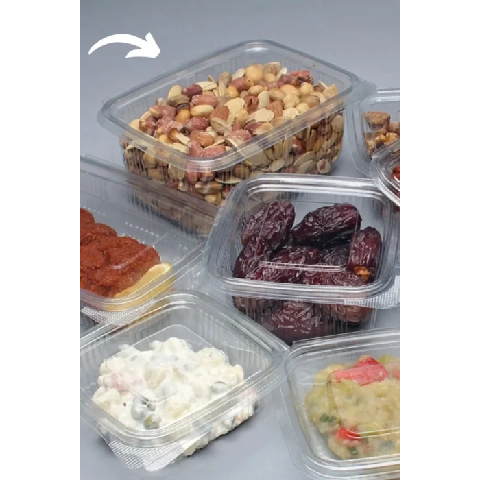 Genel Ürün Plastik Plastik Sızdırmaz Kap 1000gr 25 Adet 1 1 - 1,99 L ( Buz Dolabı Kabı)