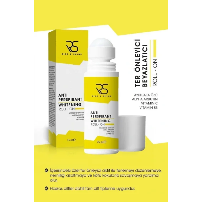 Genel Ürün Rise & Shine Antiperspirant Whitening Roll On - 75 ML