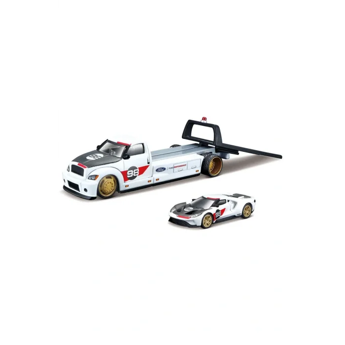 Genel Ürün 2021 Ford GT Çekici ve Araç Set 1/64 59011