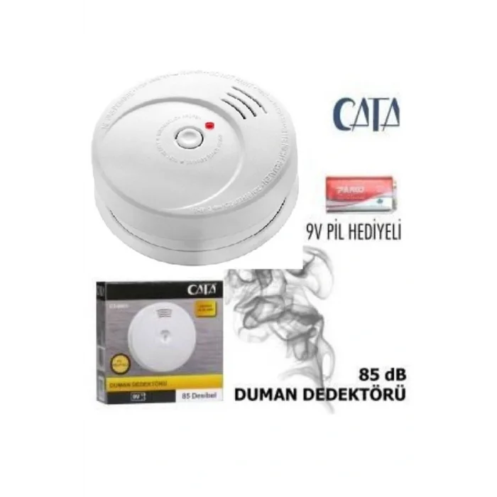 Genel Ürün Ct-9451 Kablosuz Duman Dedektörü Pilli (PİL HARİÇ)