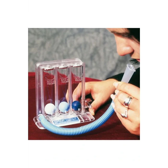 Genel Ürün Triflo Solunum Egzersiz Cihazı 3 Üfleme Topu- Solunum/nefes Egzersiz Aleti