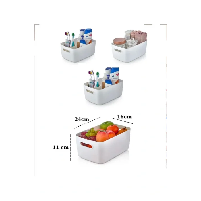 Dolap Düzenleyici 3 Adet Buzdolabı Banyo Mutfak Dolap İçi Düzenleyici Organizer