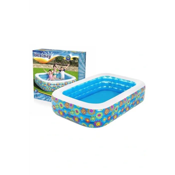 Genel Ürün Şişme Havuz Çiçek Aile Boy 229x152x56cm 54120