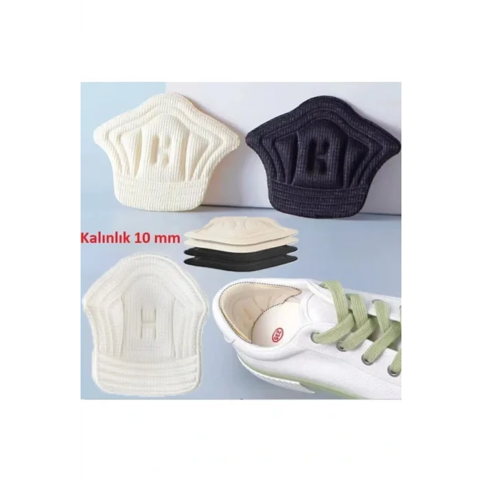 Genel Ürün Aveo 2 Adet Ortopedik Ayakkabı Topuk Vurma Önleyici Daraltma Kumaş Topuk Koruyucu Yastığı Pedi