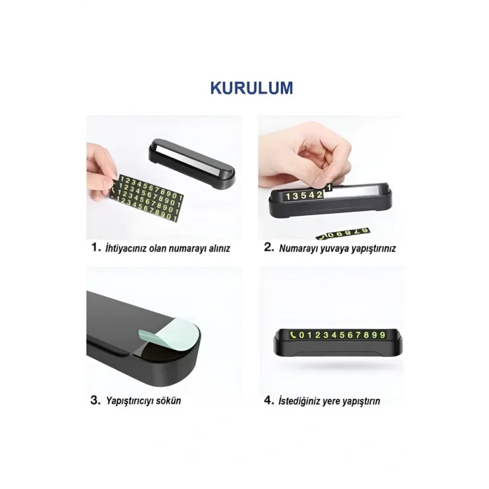 Genel Ürün Araç Torpido Üstü Numaratör Aç Kapa Numaratör Açılabilir Numaratör