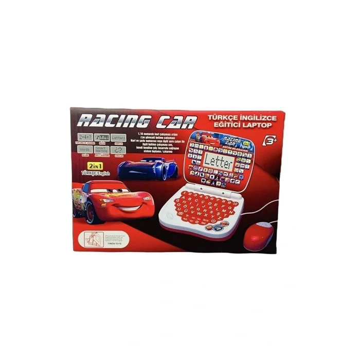 Genel Ürün Eğitici Laptop 100 Fonksiyonlu Şimşek Mcqueen Ingilizce Ve Türkçe Çocuk Bilgisayarı-rgl