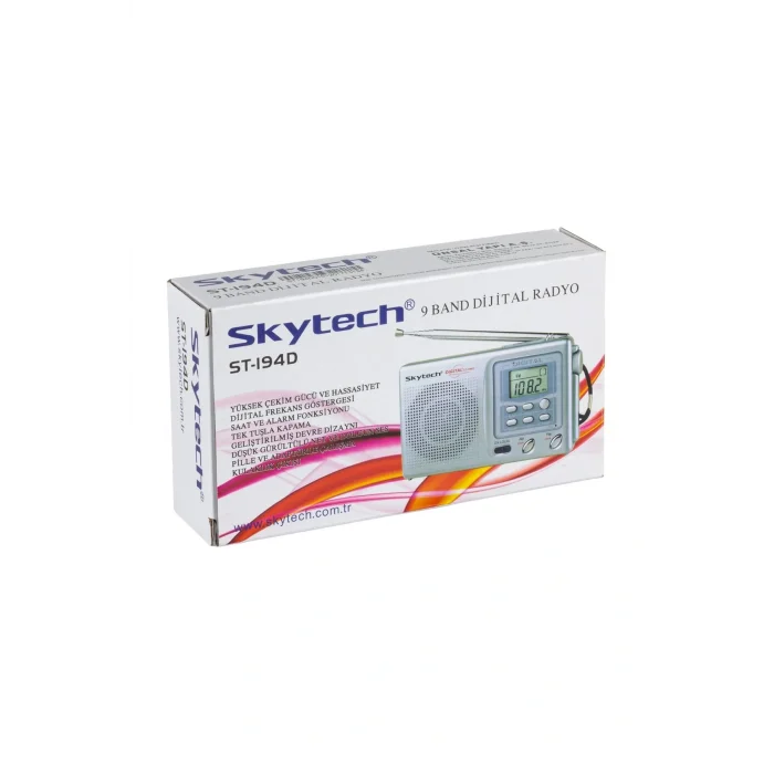 Genel Ürün Skytech St-194d 9 Bant Dijital Fm Radyo