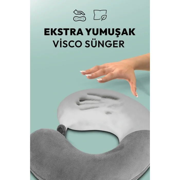 Genel Ürün Seyahat Boyun Yastığı Comfort Ortopedik Seyahat Yastığı Visco