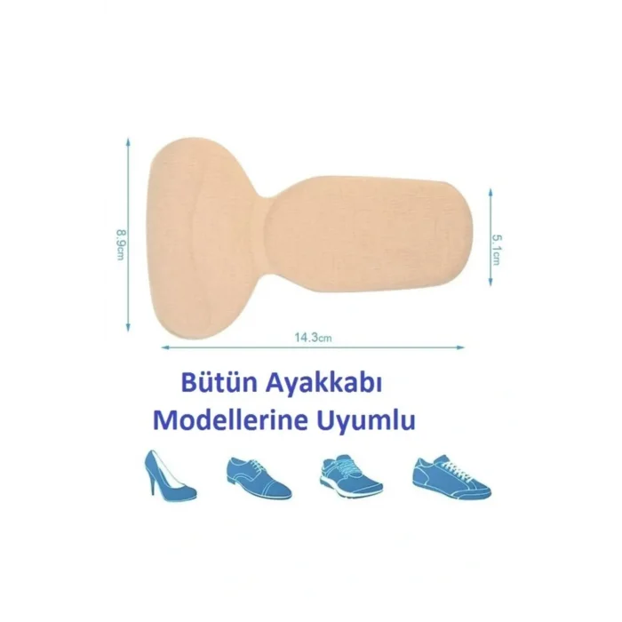 Genel Ürün 1 Çift Ten Ortopedik Tabanlık Yüksek Topuklu Ayakkabı Topuk Vurma Önleyici Koruyucu Yastığı Ped