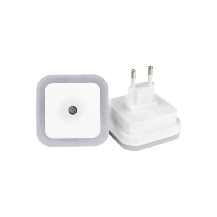 Lamba 1W Fişli Fotoselli Gece lambası Ct-9500 Beyaz Renk