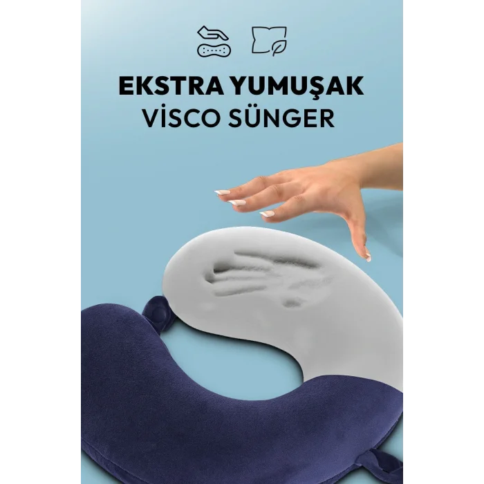 Genel Ürün Seyahat Boyun Yastığı Comfort Ortopedik Seyahat Yastığı Visco