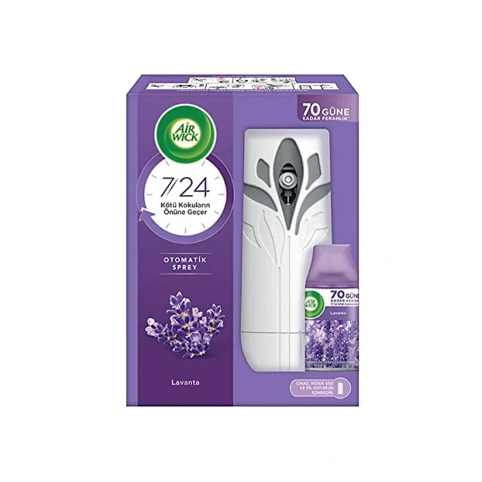 Genel Ürün Airwick Fresh Matik Kit Lavanta Otomatik Sprey, 70 Güne Kadar, 1 Paket (1 X 1 Adet)