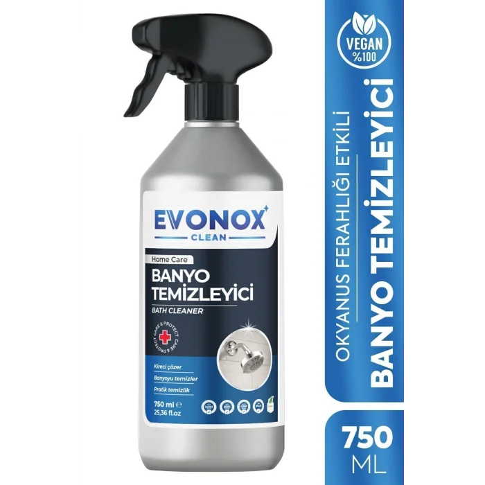 Genel Ürün Clean Ultra Güçlü Banyo Temizleyici ve Kireç Çözücü Okyanus Kokulu Sprey 750 ml