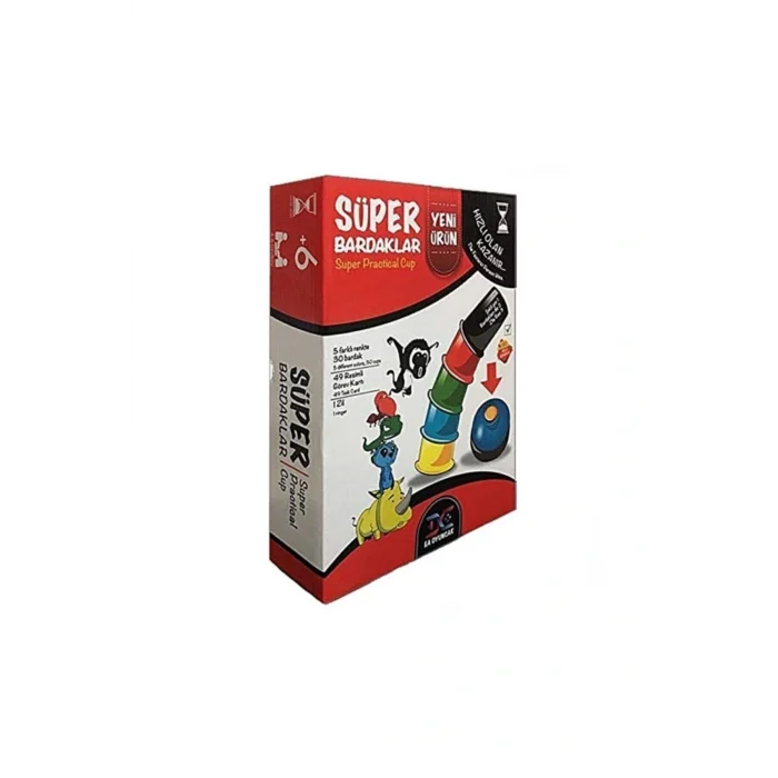 Genel Ürün Pratik Bardaklar Oyunu Becerikli Süper Sürpriz Eğitici Ve Öğretici