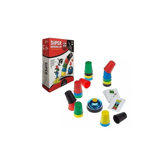 Genel Ürün Pratik Bardaklar Oyunu Becerikli Süper Sürpriz Eğitici Ve Öğretici