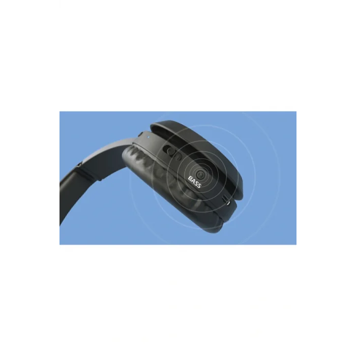 Genel Ürün Tah4205bk Siyah Mikrofonlu Kablosuz Kulak Üstü Kulaklık