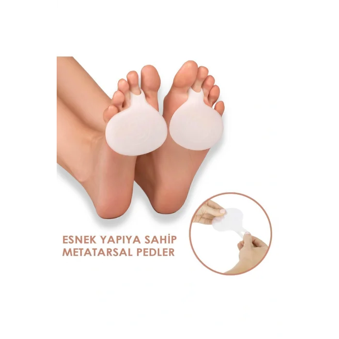 Genel Ürün MG05 - Silikon Metatars Desteği | Yumuşak, Darbe Emici, Ayak Ön Bölgesi Için Koruyucu Ped