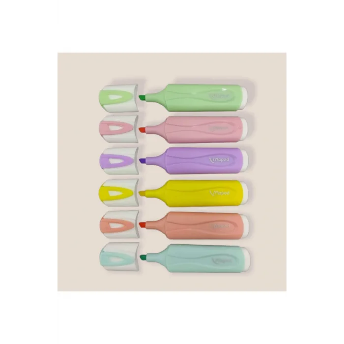 Genel Ürün Fosforlu Kalem Pastel 6 Renk